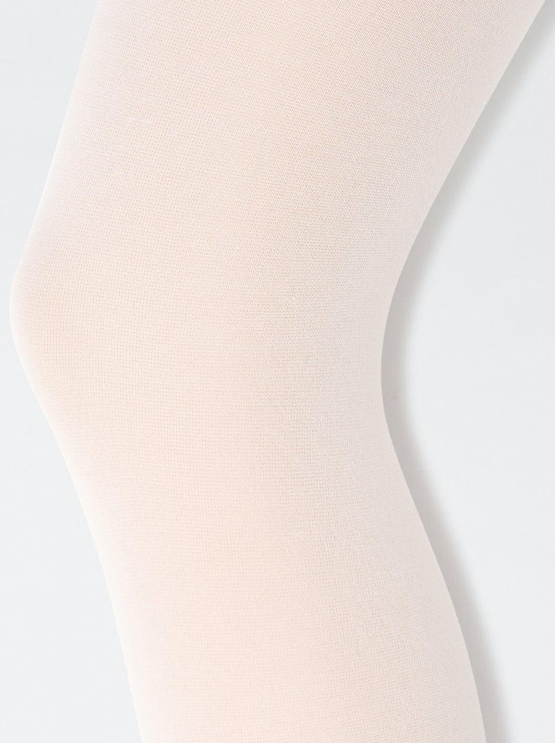 Lot de 2 paires de collants légers Rose - Kiabi