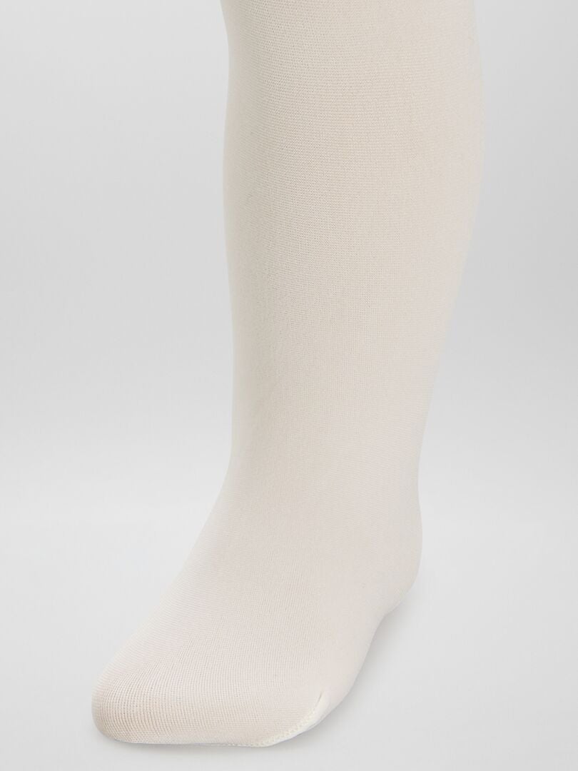 Collants Bébé Confortables VERTBAUDET Lot De 3 Collants Bébé - Maille Confortable, Coton, Assortis Bas Bébé Confortables