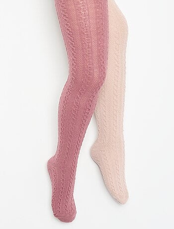 Lot de 2 paires de collants