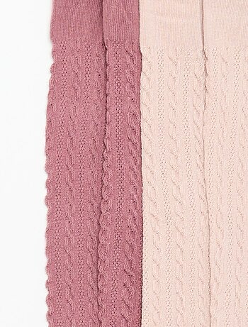 Lot de 2 paires de collants
