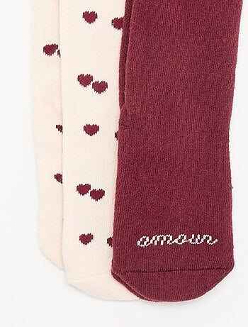 Lot de 2 paires de collants