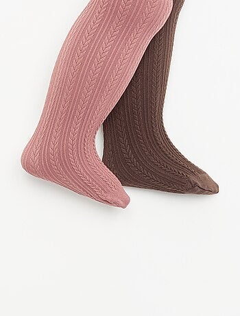 Lot de 2 paires de collants