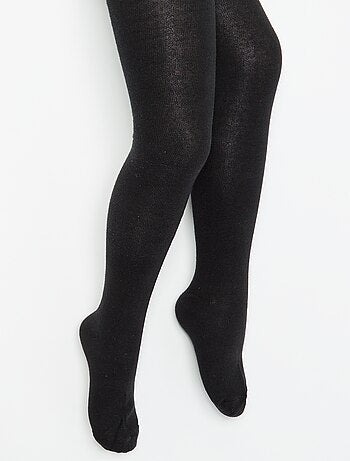Lot de 2 paires de collants unies