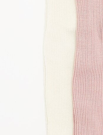 Lot de 2 paires de collants unis