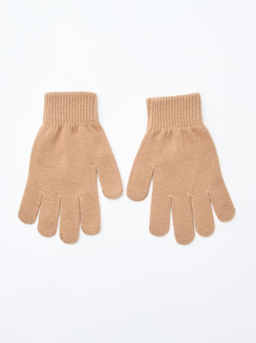 Lot de 2 paires de gants en maille - Kiabi
