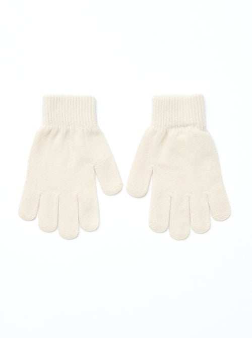 Lot de 2 paires de gants en maille - Kiabi