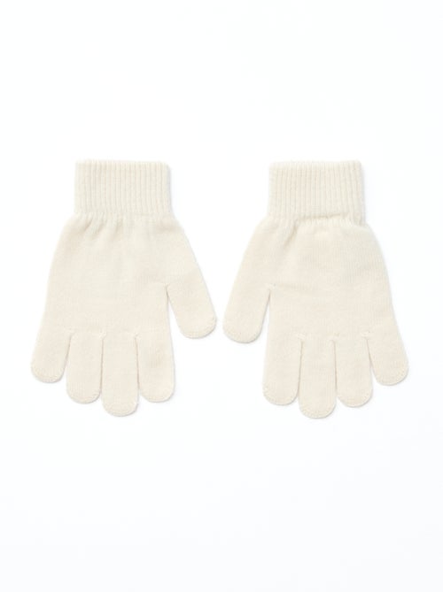 Lot de 2 paires de gants en maille - Kiabi