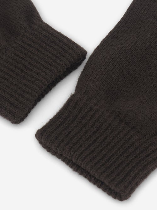 Lot de 2 paires de gants en maille - Kiabi