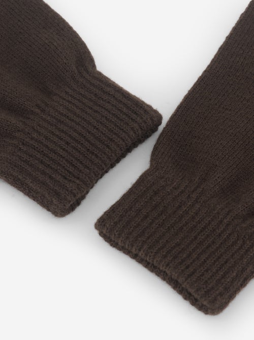 Lot de 2 paires de gants en maille - Kiabi