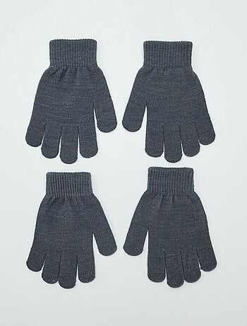 Lot de 2 paires de gants