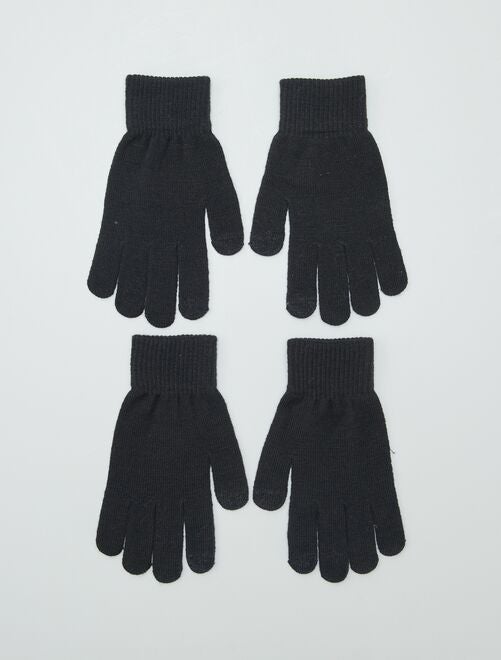 Lot de 2 paires de gants - Kiabi