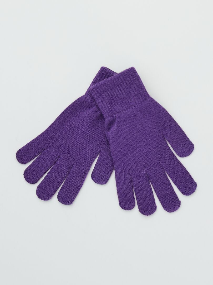 Paire de gants - BLEU - Kiabi - 6.00€