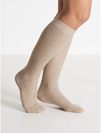 Lot de 2 paires de mi-bas 50% laine - DAXON