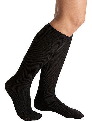 Lot de 2 paires de mi-bas 50% laine - DAXON