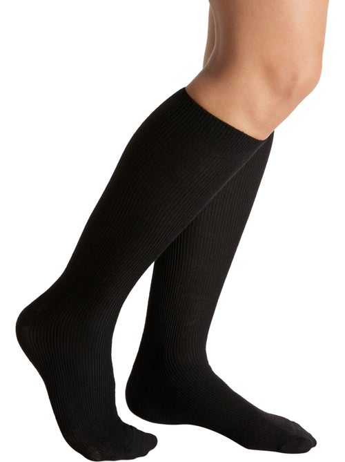 Lot de 2 paires de mi-bas 50% laine - DAXON - Kiabi