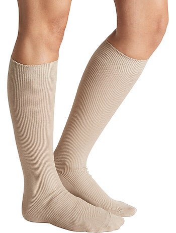 Lot de 2 paires de mi-bas 79% coton - DAXON