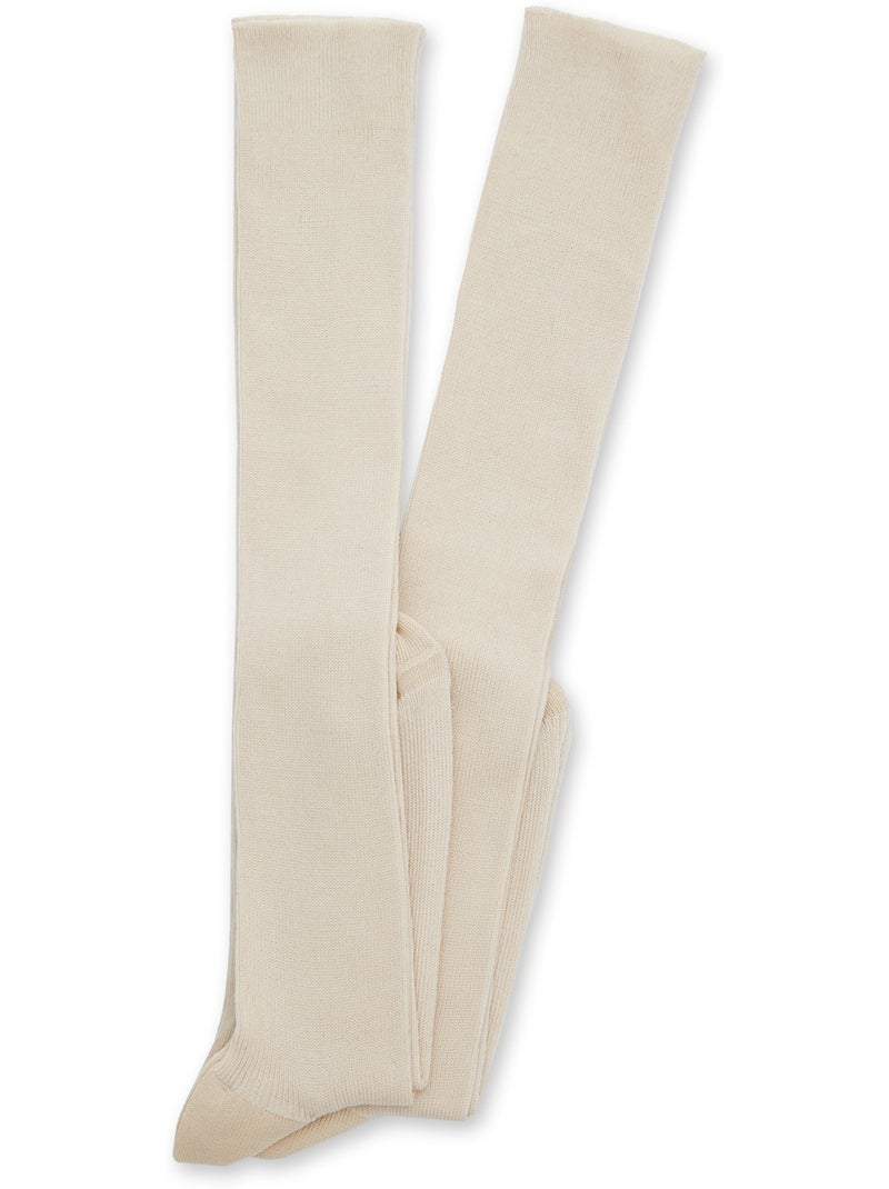 Lot de 2 paires de mi-bas 79% coton - DAXON Beige - Kiabi