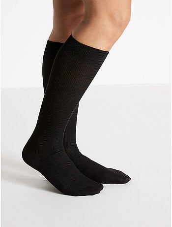 Lot de 2 paires de mi-bas 79% coton - DAXON