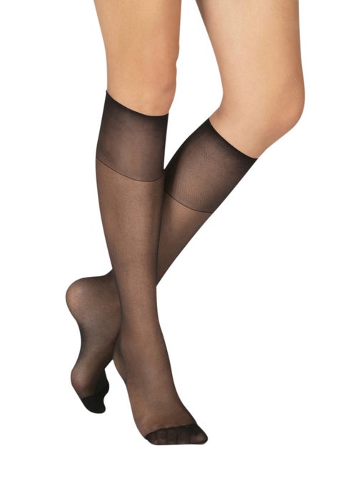 Lot de 2 paires de mi-bas CONTACT - Kiabi