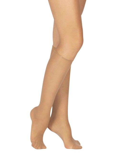 Lot de 2 paires de mi-bas ELASTIVOILE - Kiabi