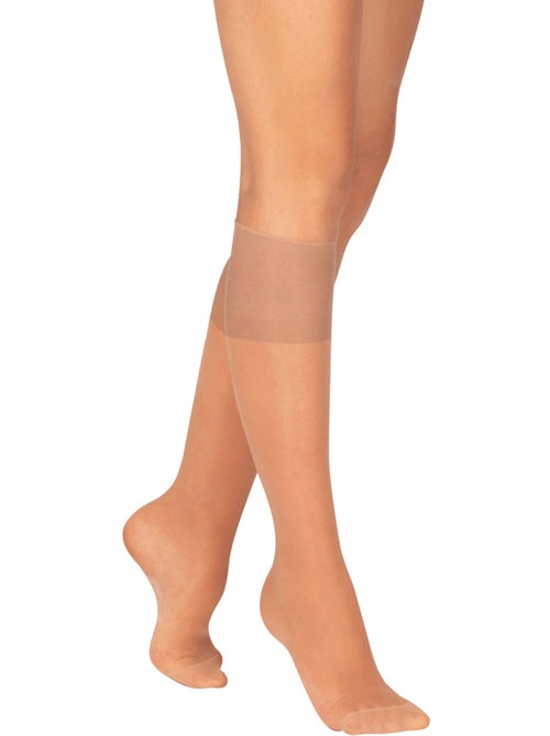 Lot de 2 paires de mi-bas ELASTIVOILE - Kiabi