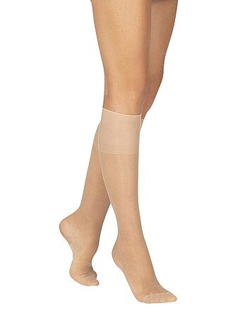 Lot de 2 paires de mi-bas ELASTIVOILE