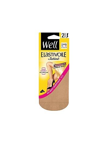 Lot de 2 paires de mi-bas ELASTIVOILE