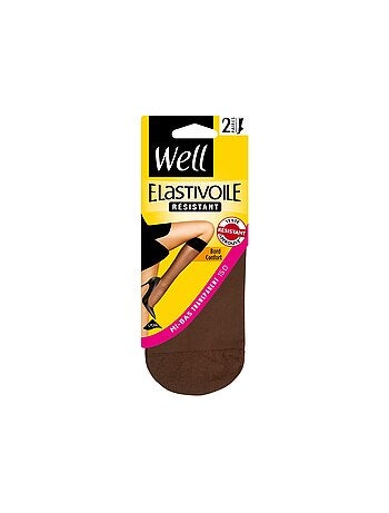 Lot de 2 paires de mi-bas ELASTIVOILE