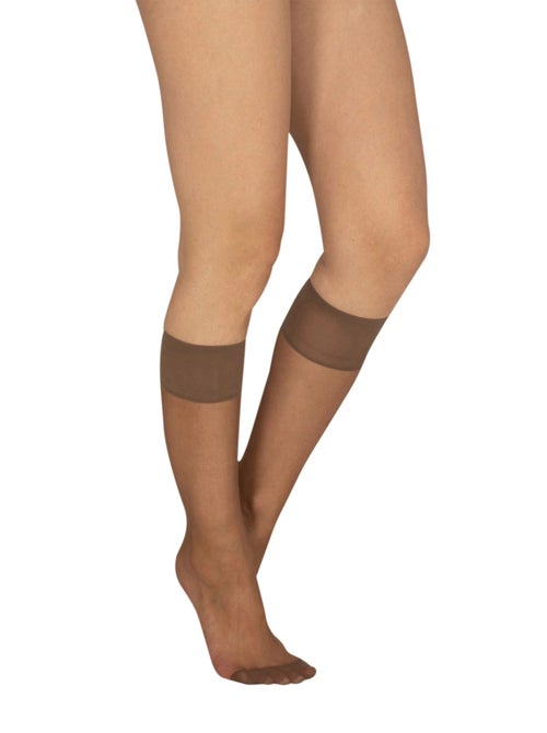 Lot de 2 paires de mi-bas ELASTIVOILE - Kiabi