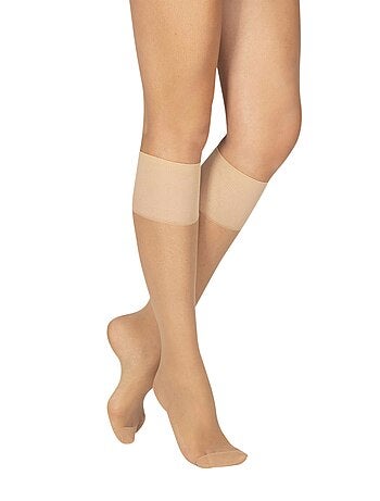 Lot de 2 paires de mi-bas ELASTIVOILE