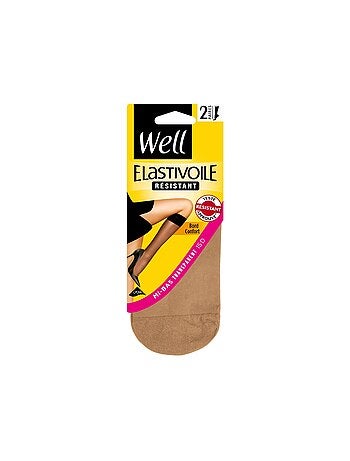 Lot de 2 paires de mi-bas ELASTIVOILE