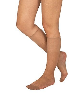 Lot de 2 paires de mi-bas INFINI CONFORT