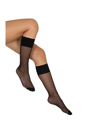 Lot de 2 paires de mi-bas INFINI CONFORT