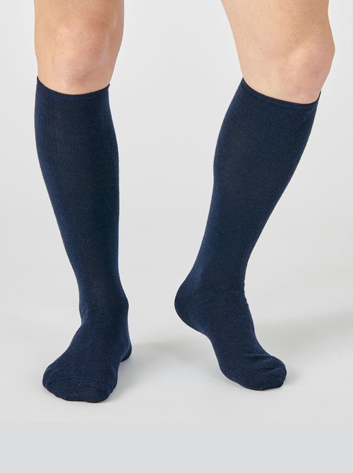 Lot de 2 paires de mi-bas mixtes Thermolactyl et laine - Damart - Kiabi