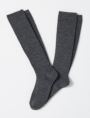 Lot de 2 paires de mi-bas mixtes Thermolactyl maille laineuse - Damart