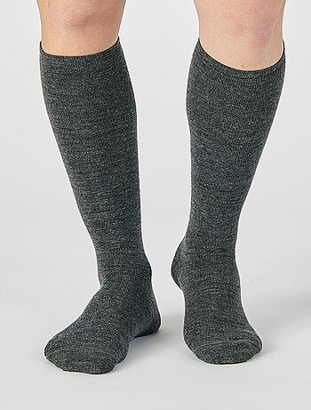 Lot de 2 paires de mi-bas mixtes Thermolactyl maille laineuse - Damart