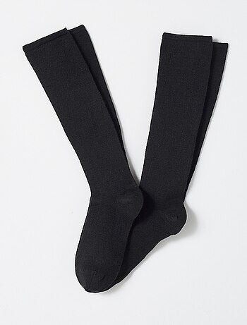 Lot de 2 paires de mi-bas mixtes Thermolactyl maille laineuse - Damart