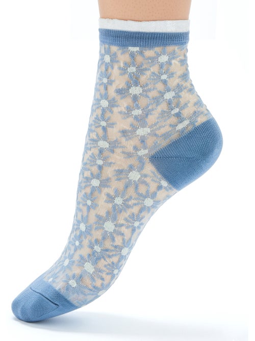 Lot de 2 paires de mi-chaussettes. - DAXON - Kiabi