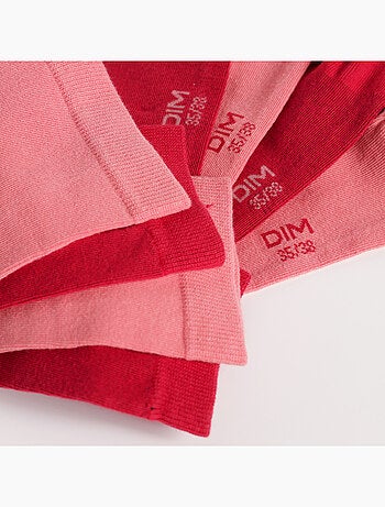 Lot de 2 Paires de Mi-Chaussettes Basique Coton