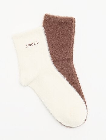 Lot de 2 paires de mi-chaussettes