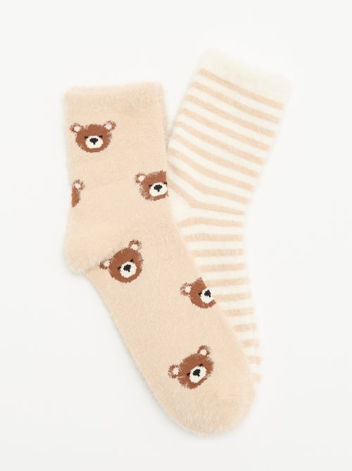 Lot de 2 paires de mi-chaussettes - Kiabi