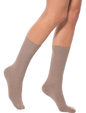 Lot de 2 paires de mi-chaussettes coton - DAXON