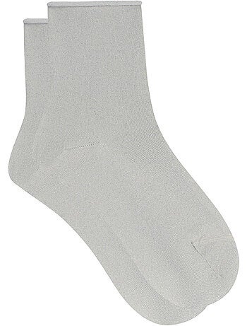 Lot de 2 paires de mi-chaussettes coton mode