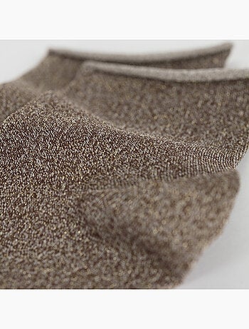 Lot de 2 paires de mi-chaussettes coton Mode