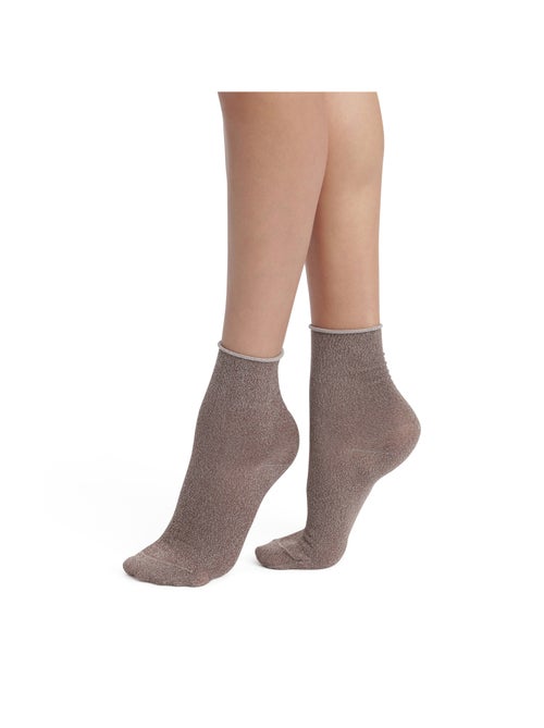 Lot de 2 paires de mi-chaussettes coton Mode - Kiabi