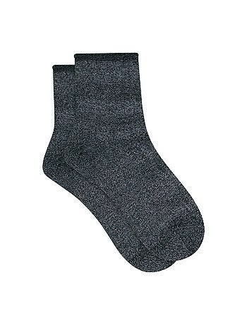 Lot de 2 paires de mi-chaussettes coton Mode