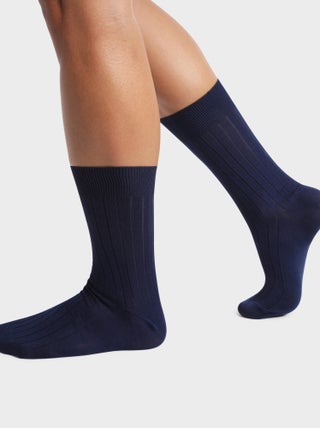 Lot de 2 Paires de Mi-Chaussettes Fil d'Ecosse