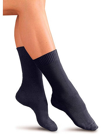 Lot de 2 paires de mi-chaussettes laine - DAXON