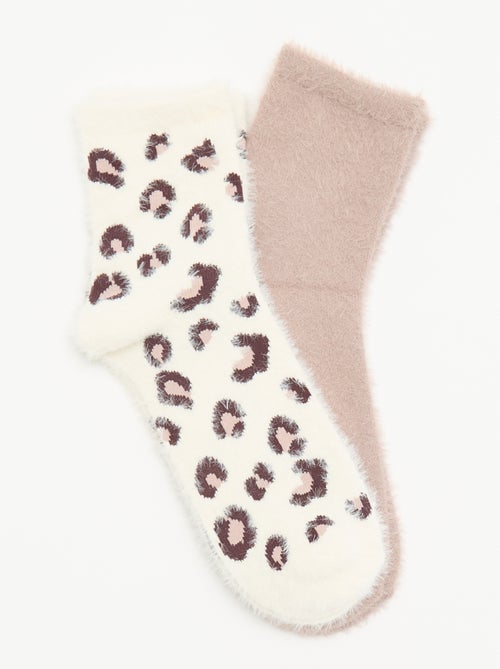 Lot de 2 paires de mi-chaussettes - Kiabi