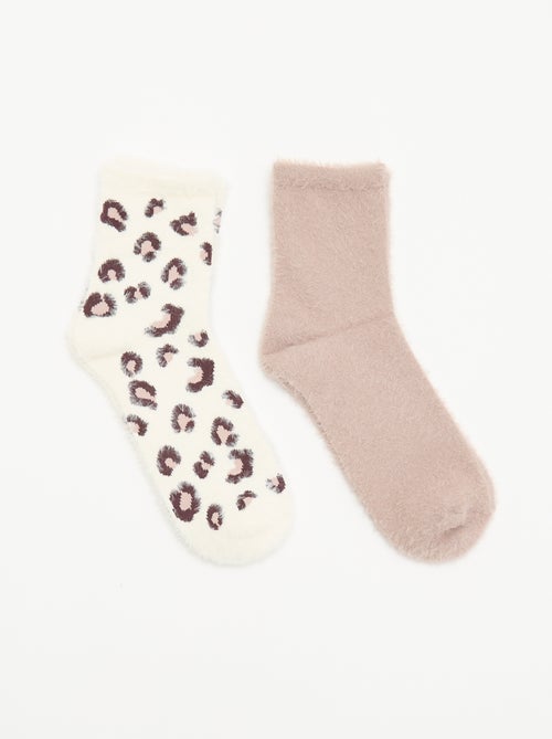 Lot de 2 paires de mi-chaussettes - Kiabi